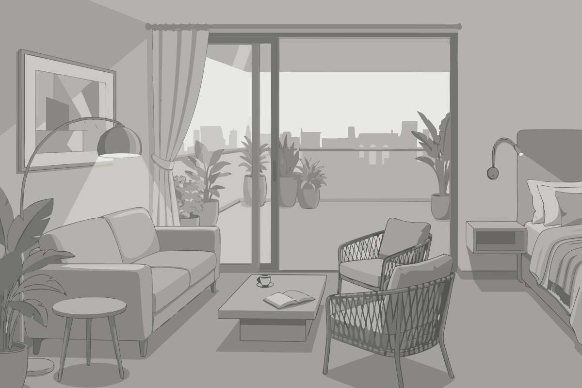 Deluxe Zimmer mit Stadtblick